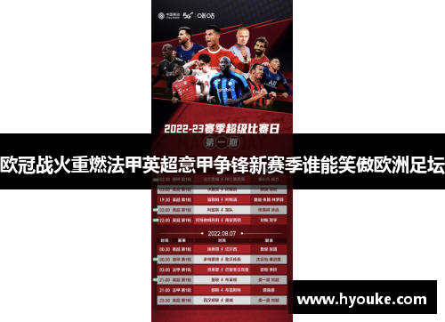 欧冠战火重燃法甲英超意甲争锋新赛季谁能笑傲欧洲足坛 欧冠战火重燃法甲英超意甲争锋新赛季谁能笑傲欧洲足坛